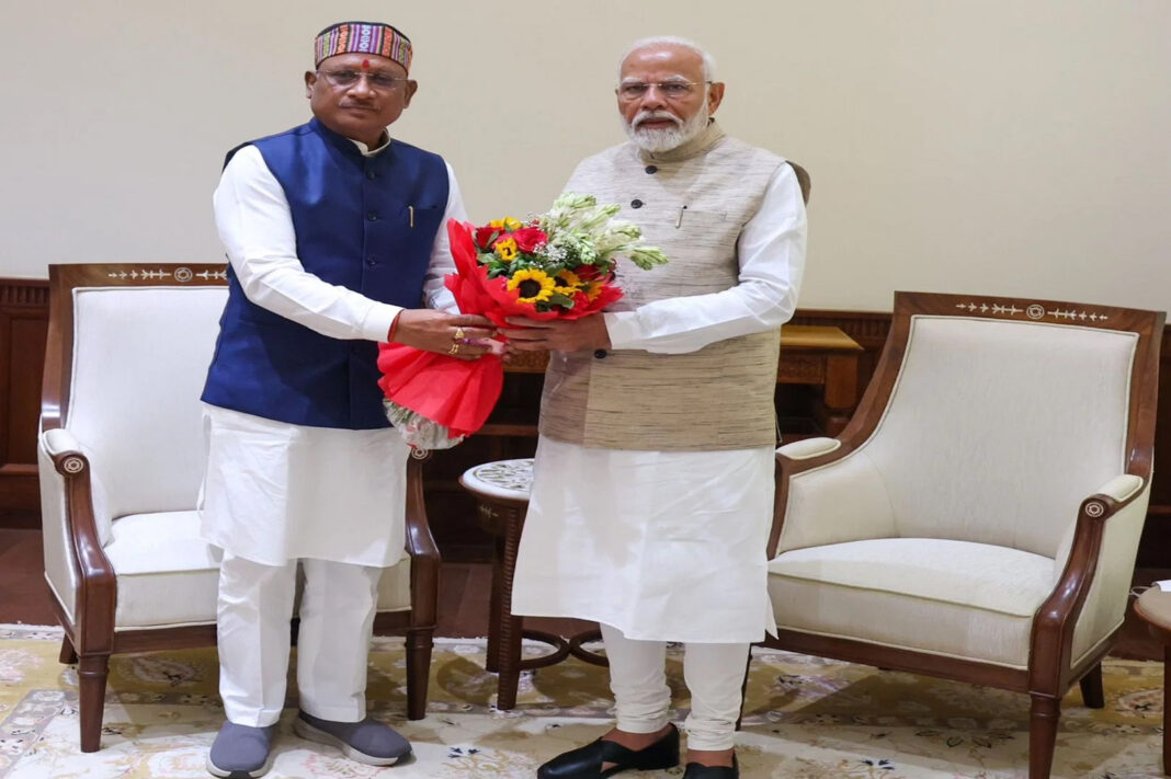 ..Chhattisgarh Raipur CM Vishnudev meets PM Narendra Modi