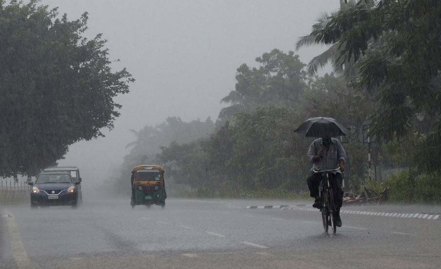 Heavy rain in Ambikapur