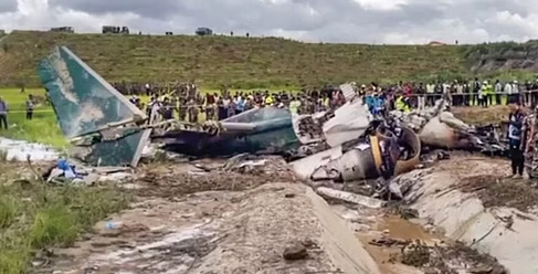 nepal kathmandu accident tribhuvan international airport plane crash