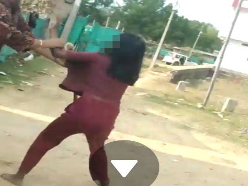 Girl child beaten video viral